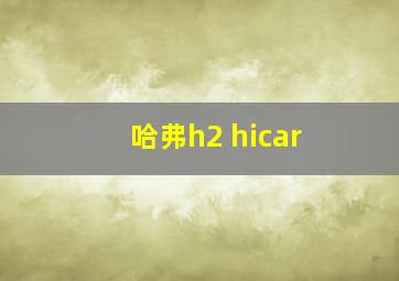 哈弗h2 hicar